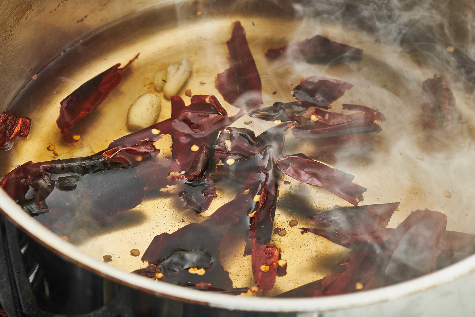 How to Toast Peppers for Harissa Sauce