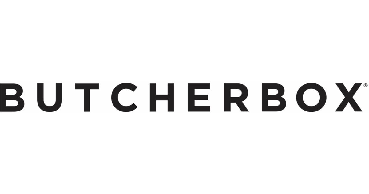 Butcherbox logo with black text.