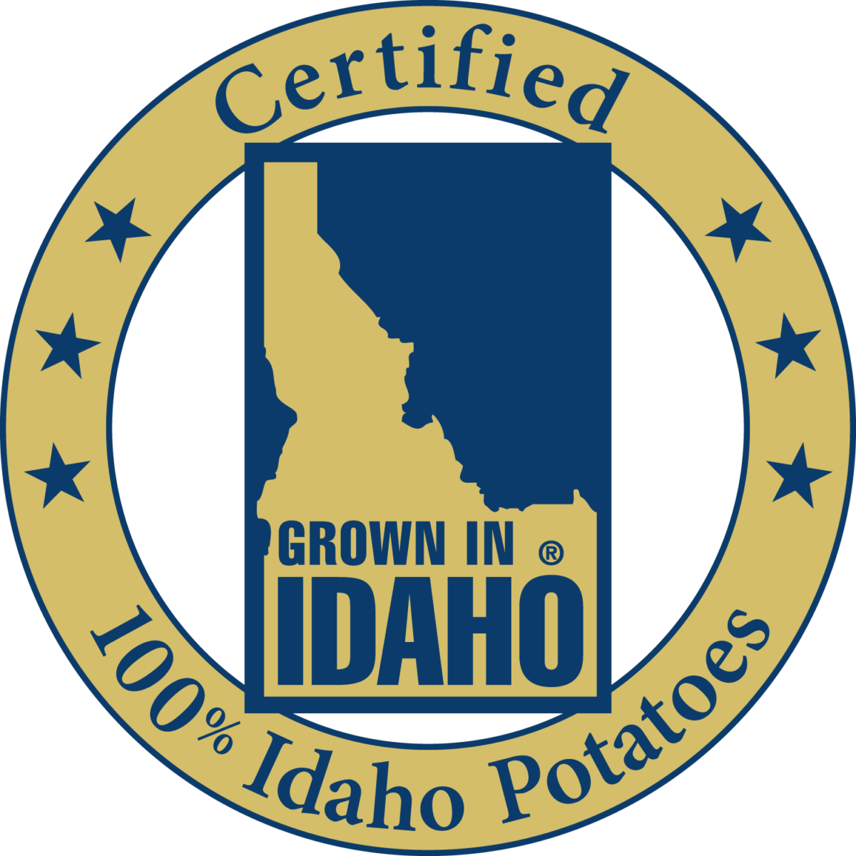 Idaho potato commission logo.